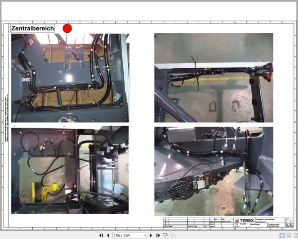 Terex Fuchs Material Handlers MHL350F 5000 Wiring Diagram 6790200304 DE 3