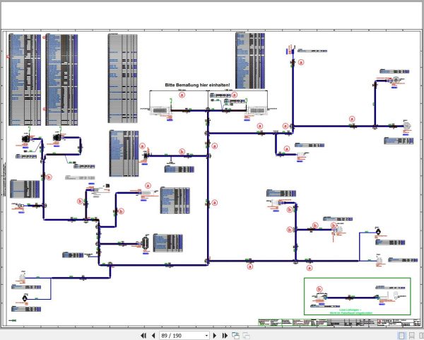 Terex Fuchs Material Handlers MHL350F 5000 Wiring Diagram 6790200339 DE 2
