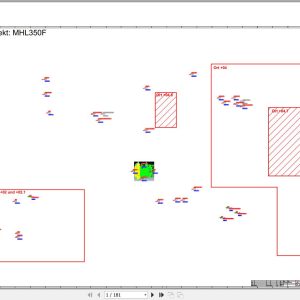 Terex Fuchs Material Handlers MHL350F 5000 Wiring Diagram 6790200347 DE 1