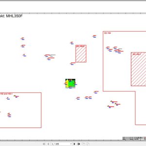 Terex Fuchs Material Handlers MHL350F 5021 Wiring Diagram 6790200345 DE 1
