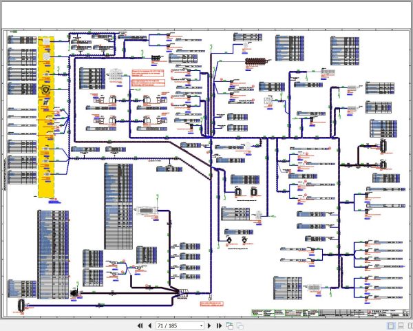 Terex Fuchs Material Handlers MHL350F 5021 Wiring Diagram 6790200345 DE 2