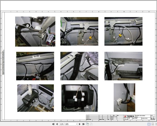 Terex Fuchs Material Handlers MHL350F 5021 Wiring Diagram 6790200345 DE 3