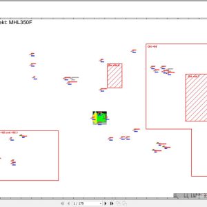 Terex Fuchs Material Handlers MHL350F 5035 Wiring Diagram 6790200351 DE 1