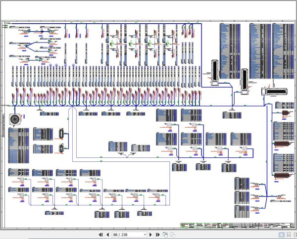 Terex Fuchs Material Handlers MHL354E 4003 Wiring Diagram 6790200291 DE 2