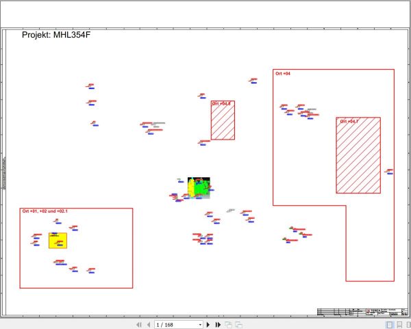 Terex Fuchs Material Handlers MHL354F 5000 Wiring Diagram 6790200330 DE 1