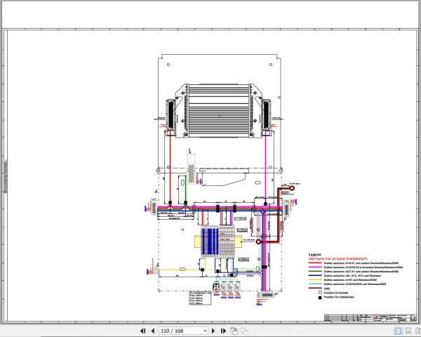 Terex Fuchs Material Handlers MHL354F 5000 Wiring Diagram 6790200330 DE 3