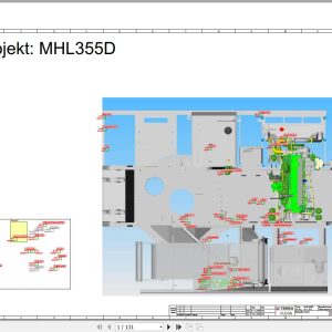 Terex Fuchs Material Handlers MHL355D 011 012 Wiring Diagram 6790200106 DE 1