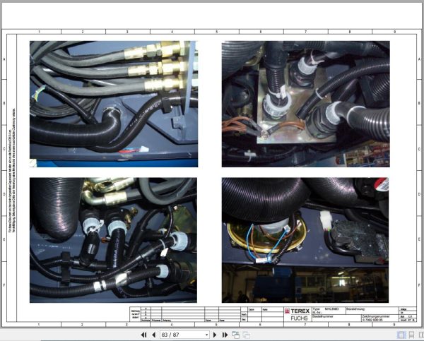 Terex Fuchs Material Handlers MHL360D 563 Wiring Diagram 6790200022 DE 3