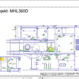 Terex Fuchs Material Handlers MHL360D 669 801 Wiring Diagram 6790200063 DE 1