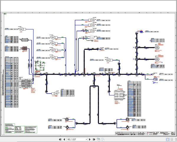 Terex Fuchs Material Handlers MHL360D 683 Wiring Diagram 6790200083 DE 2