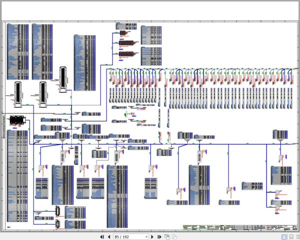 Terex Fuchs Material Handlers MHL360E 4102 Wiring Diagram 6790200283 DE 2