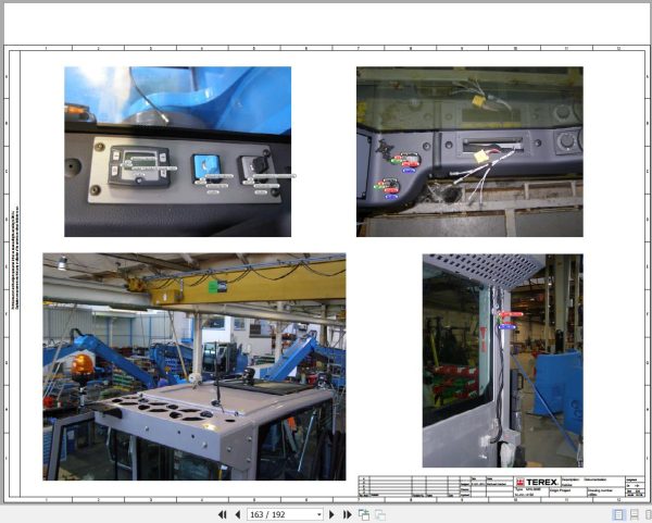 Terex Fuchs Material Handlers MHL360E 4102 Wiring Diagram 6790200283 DE 3