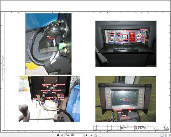 Terex Fuchs Material Handlers MHL360F 4004 Wiring Diagram 6790200205 DE 3