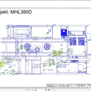 Terex Fuchs Material Handlers MHL380 102 Wiring Diagram 6790200073 DE 1