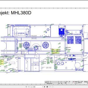 Terex Fuchs Material Handlers MHL380 120 Wiring Diagram 6790200085 DE 1