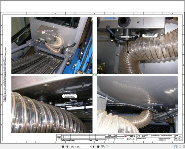 Terex Fuchs Material Handlers MHL820D 0020 Wiring Diagram 6790200241 DE 3