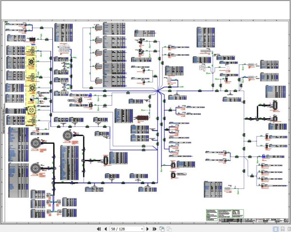 Terex Fuchs Material Handlers MHL850D 0013 Wiring Diagram 6790200210 DE 3