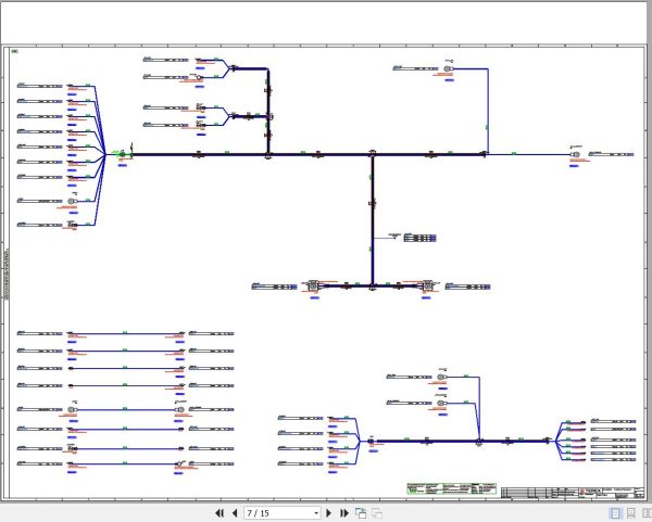 Terex Fuchs Material Handlers Powerpack 42.4 KW Wiring Diagram 6790200252 DE 2
