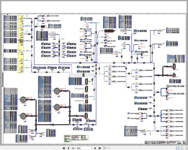 Terex Fuchs Material Handlers RHL360E 4001 Wiring Diagram 6790200217 DE 2