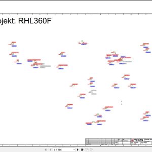 Terex Fuchs Material Handlers RHL360F 4004 Wiring Diagram 6790200343 DE 1