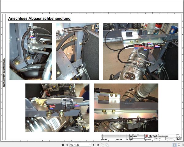 Terex Fuchs Material Handlers TWH215 4046 Wiring Diagram 6790200312 DE 3