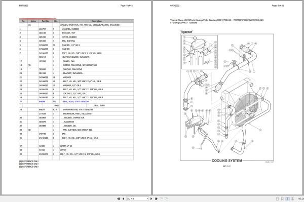 Tigercat Feller Buncher 720E Parts Catalog 3