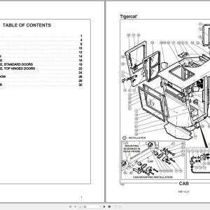 Tigercat Feller Buncher 724D Parts Catalog 1