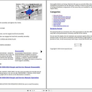 Toyota Yaris XP210 2020 2024 Repair Service Manual 3
