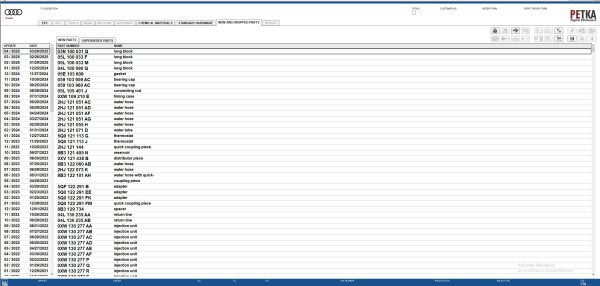 VMware Audi EPC 8.3 06.2025 1607 Spare Parts Catalog 6