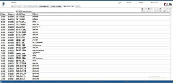 VMware PETKA EPC 8.3 06.2025 1607 Spare Parts Catalog 2