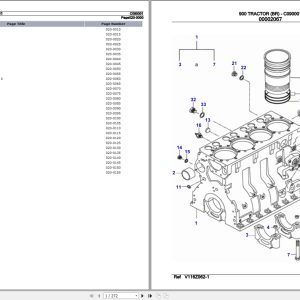 Valtra Tractor 900 BR Parts Catalog C090001 1
