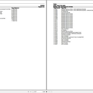 Valtra Tractor A550 BR Parts Catalog C055002 1