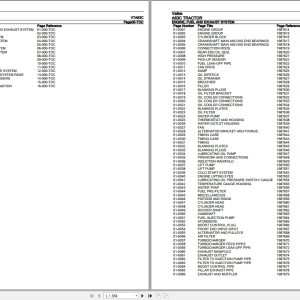 Valtra Tractor A63C Parts Catalog VTA63C 1