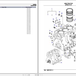 Valtra Tractor A650 Parts Catalog C065004 1