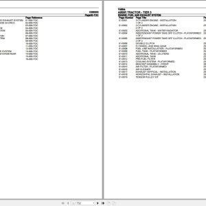 Valtra Tractor A950R Parts Catalog C095003 1