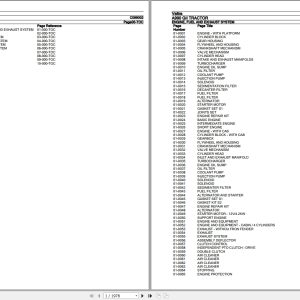 Valtra Tractor A990 GII Parts Catalog C099002 1