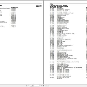 Valtra Tractor F Series F75S 2D0 Parts Catalog VFF75FLRC 1
