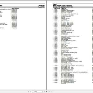 Valtra Tractor F Series F85S 2D0 Parts Catalog VFF85FLRC 1