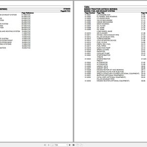 Valtra Tractor Hitech Series 8450HI Parts Catalog VFH8450 1