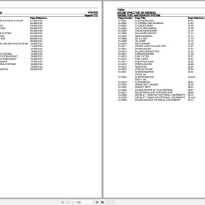 Valtra Tractor M Series M120E Parts Catalog VFM120E 1