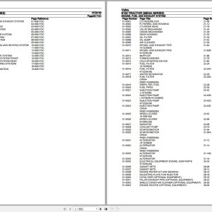 Valtra Tractor Mega Series 8150 Parts Catalog VFZ8150 1