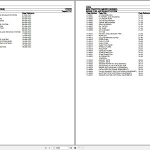Valtra Tractor Mezzo Series 6000 Parts Catalog VFZ6000 1