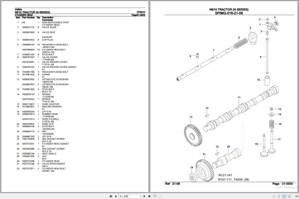 Valtra Tractor N Series N91H Parts Catalog VFN91H 3
