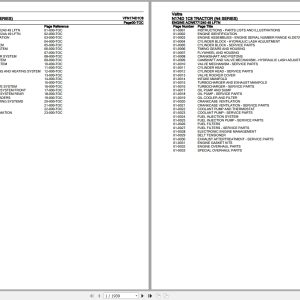 Valtra Tractor N4 Series N174D 1C8 Parts Catalog VFN174D1C8 1