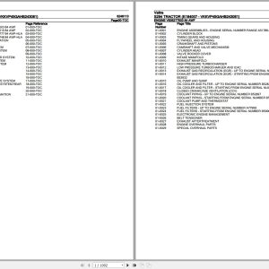 Valtra Tractor S294 Parts Catalog 6246113 1