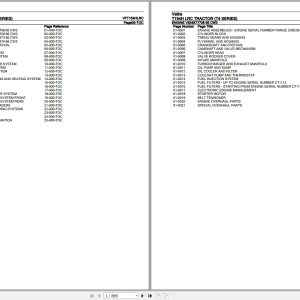Valtra Tractor T4 Series T154H LRC Parts Catalog VFT154HLRC 1