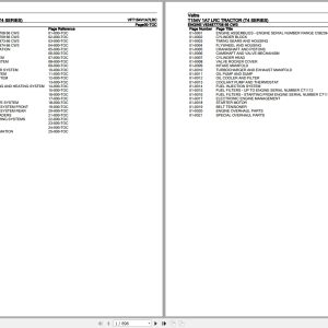 Valtra Tractor T4 Series T154V 1A7 LRC Parts Catalog VFT154V1A7LRC 1