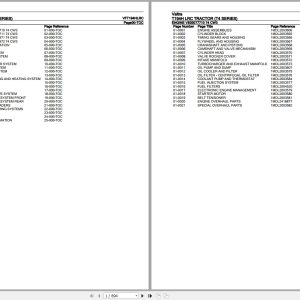 Valtra Tractor T4 Series T194H LRC Parts Catalog VFT194HLRC 1