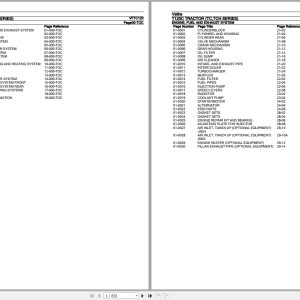 Valtra Tractor TC TCH Series T120C Parts Catalog VFTC120 1