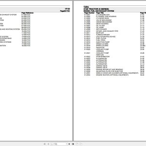 Valtra Tractor X Series X120 Parts Catalog VF120 1